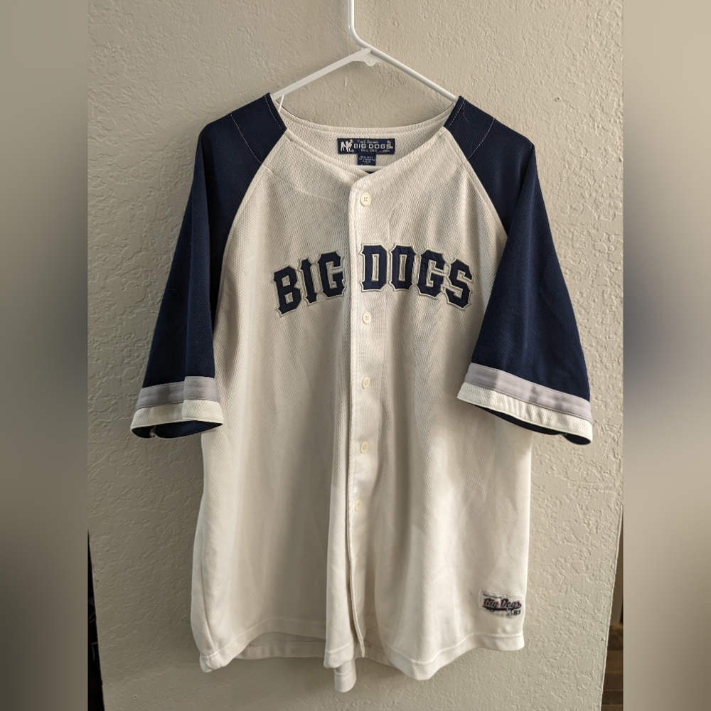 Vintage 90s Big Dogs Baseball Jersey XL